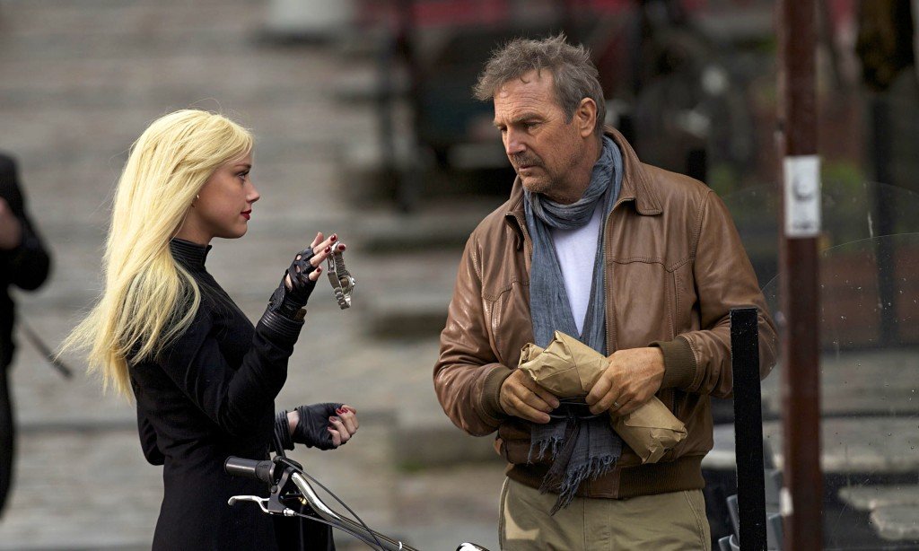 3 Days to Kill with Kevin Costner and Amber Heard